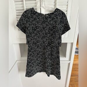 Forever 21 Black and White Abstract Dress